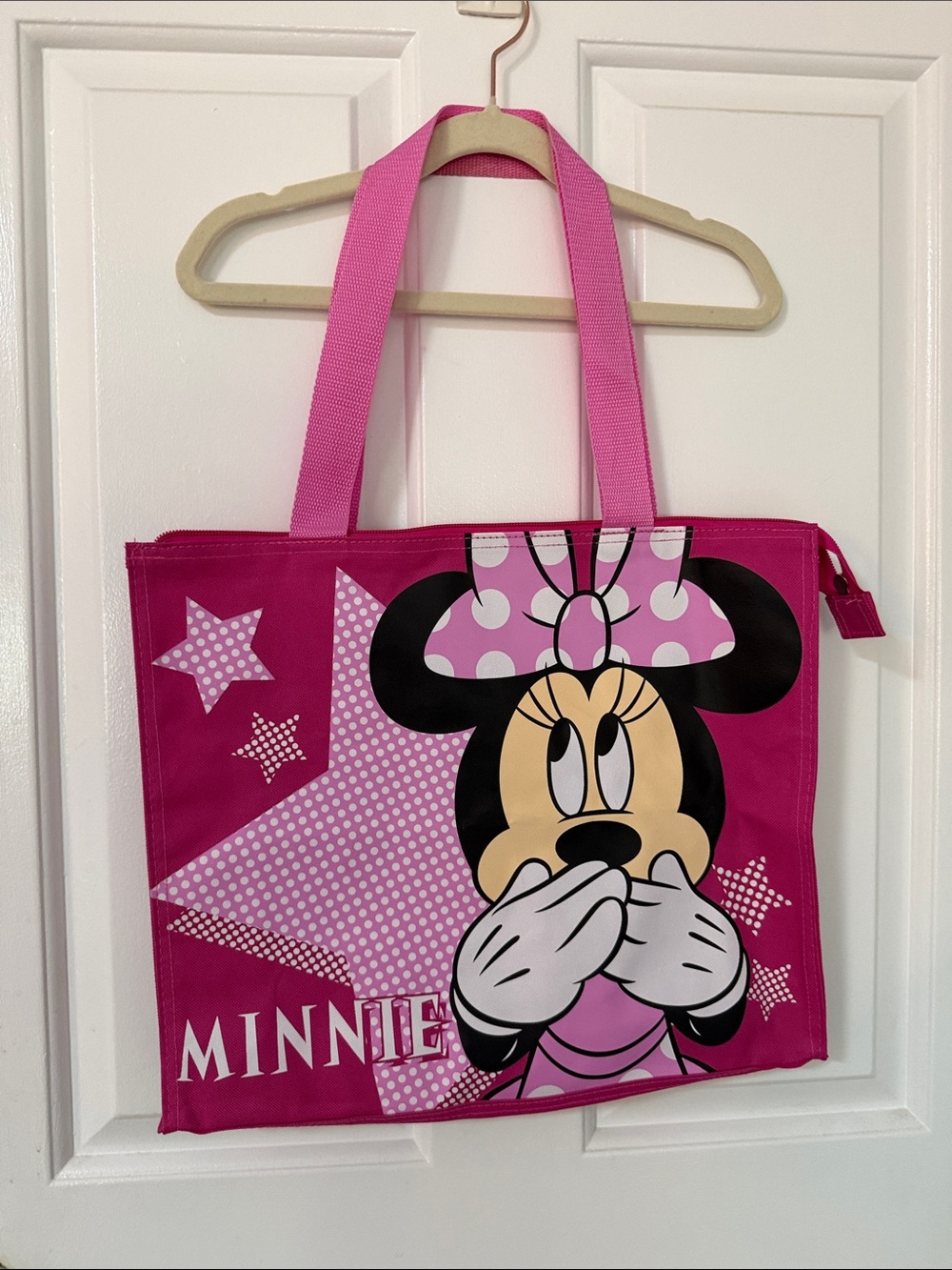 Minnie Mouse Pink Kids Tote Bag